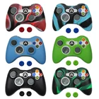 Силиконовый чехол для Xbox 360 геймпад мягкая резина, силикон, чехол для Xbox360 контроллер аксессуары гель Защитный Чехол кожи