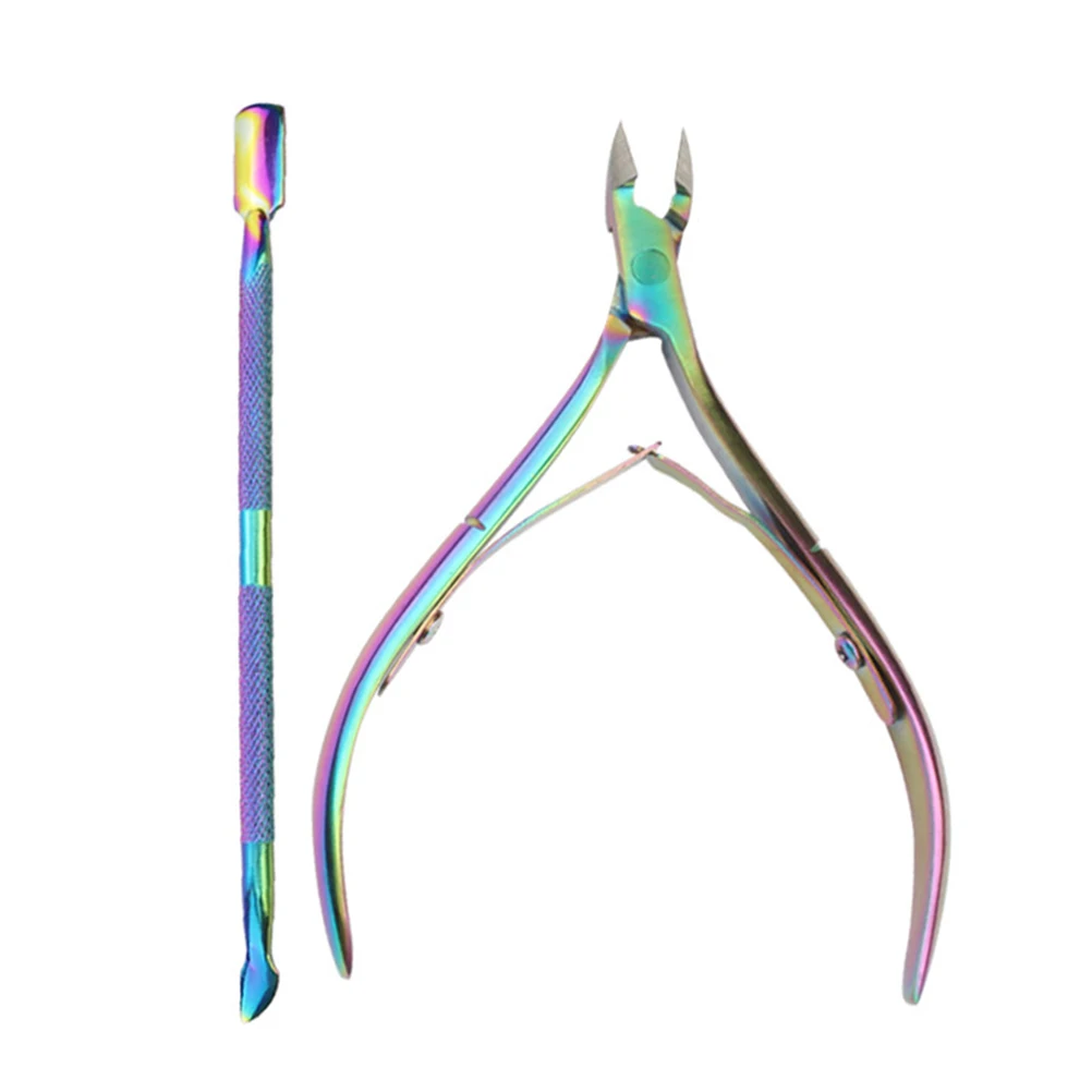 

2 шт./компл., кусачки для удаления кутикулы, из нержавеющей стали