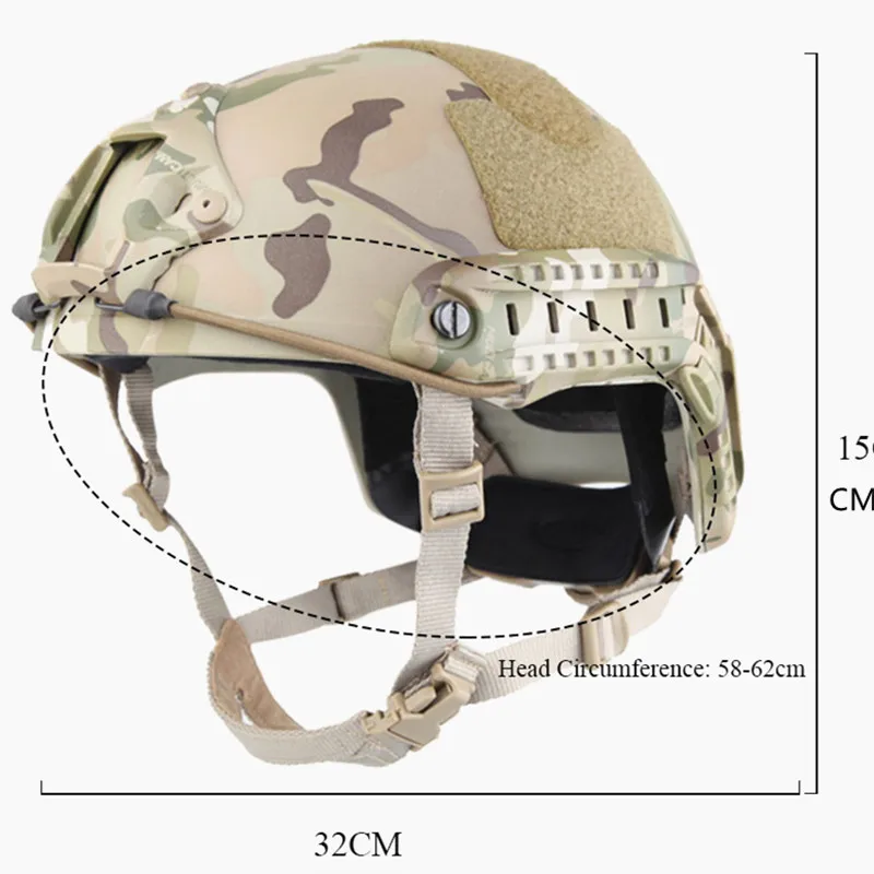 Тактические шлемы для страйкбола камуфляжное оформление спортивные улицы