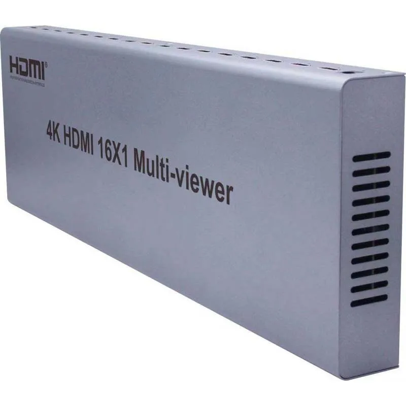 4K HDMI 16x1 четырехъядерный многофункциональный Коммутатор 16 в 1 выход бесшовный