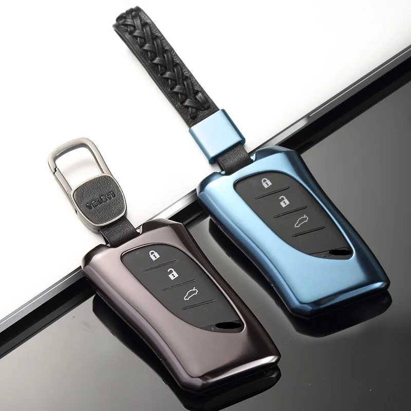 Высококачественный чехол для автомобильного ключа из алюминиевого сплава Lexus es200