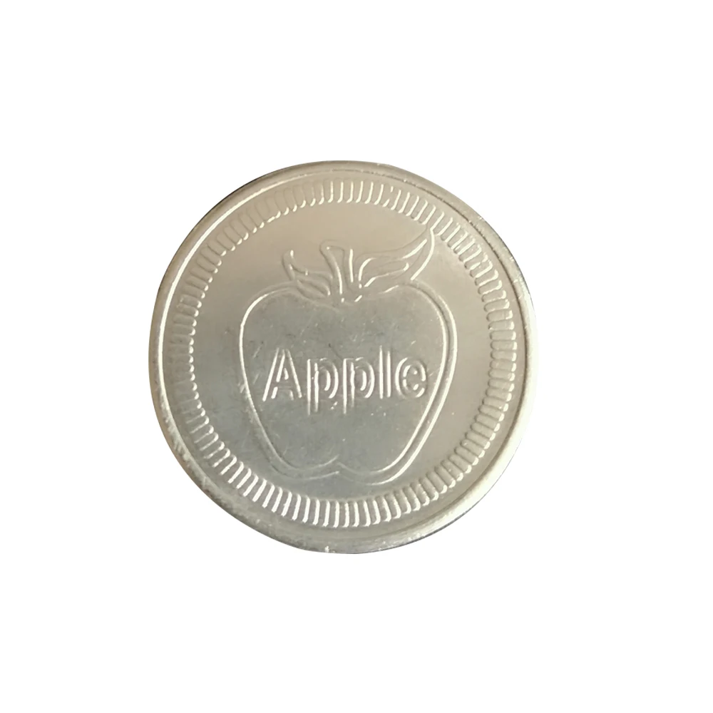 Жетоны для аркадных игр металлические 25 мм 100 шт. из нержавеющей стали | Спорт и