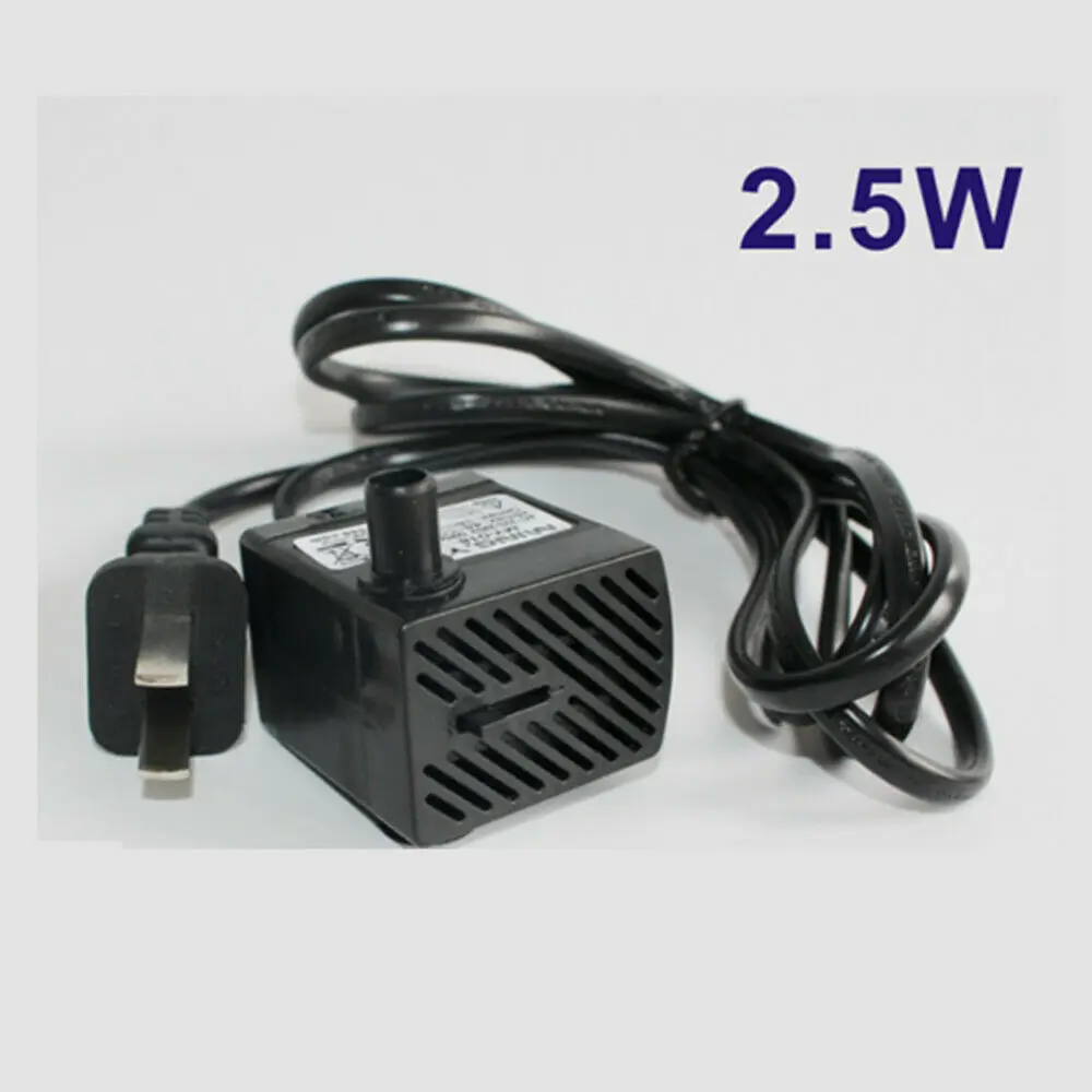 Погружной водяной насос 2 5 Вт 7 10 220 В водонепроницаемый Солнечный мотор 300 600л/ч