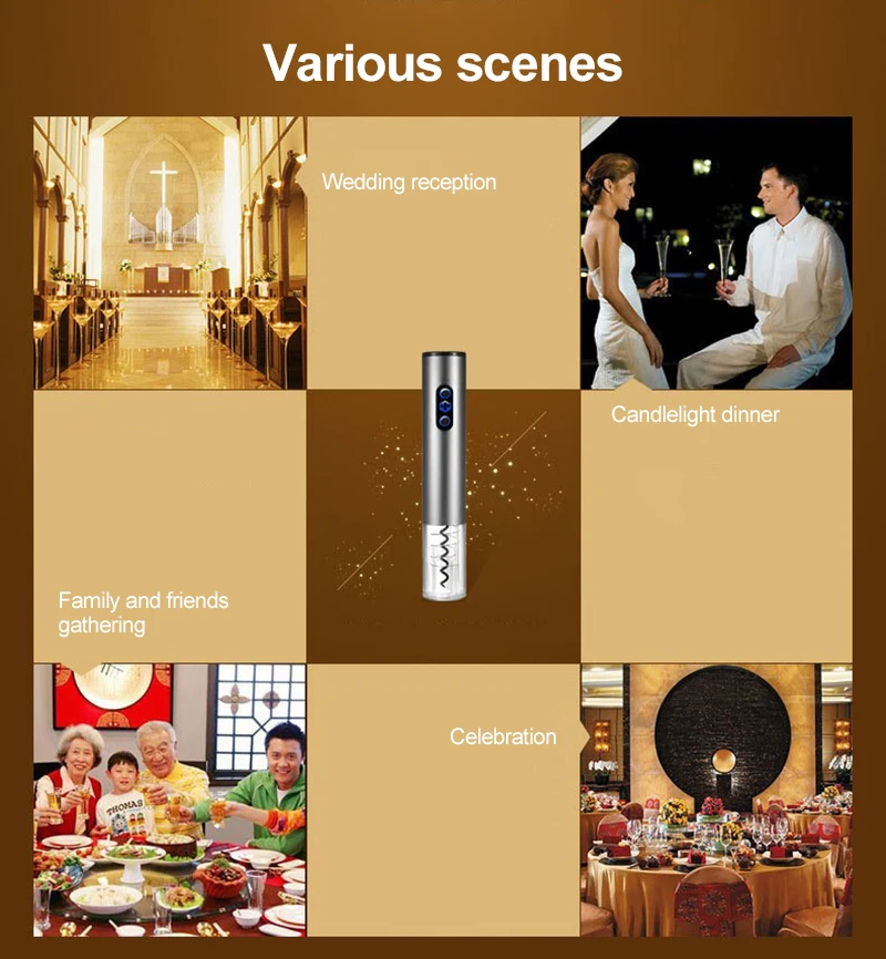 

Automatic Electric Wine Opener Bottle Opener Electric Red Wine Openers Jar Opener Kitchen Accessories Gadgets Bottle Opener