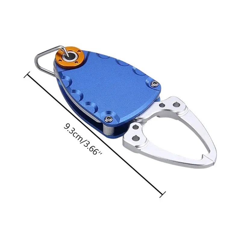 

1 Pc Space Aluminum Mini Fish Lip Grip Gripper Fishing Grabber Grips Lure Fishing Secure Pliers Fish Tackle Tool