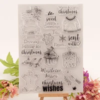 2022 scrapbook arrivals clear stamps rubber stamps for card making wax silicone silicone stamp steampunk stamps crafts supplies