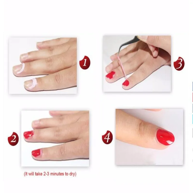 8 мл Антибликовая отшелушивающая клейкая лента для ногтей антифриз жидкая