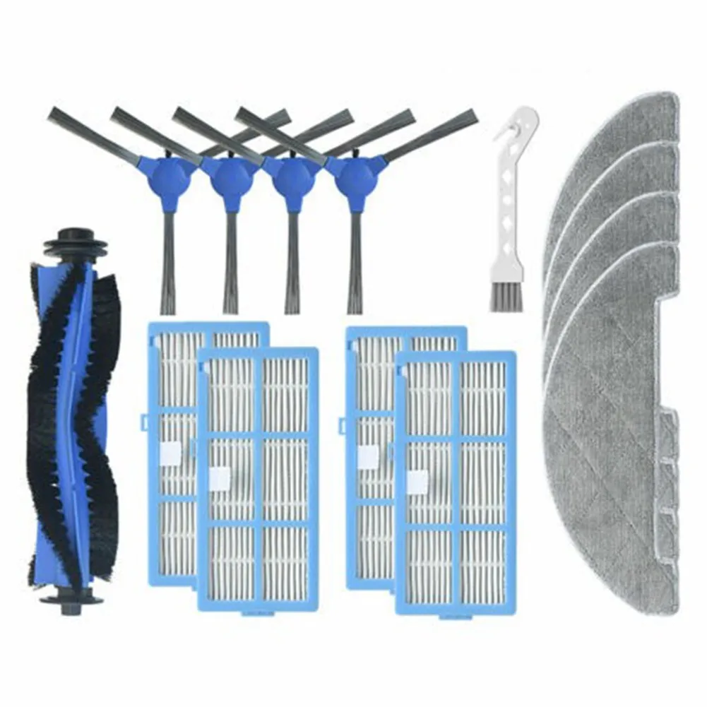 

For Proscenic 850T Vacuum Cleaner Main Roller Brush Side Brushes HEPA Filter Mop Cloth Spare Parts For Robot Vacuum Cleaner