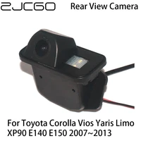 zjcgo car rear view reverse back up parking camera for toyota corolla vios yaris limo xp90 e140 e150 20072013