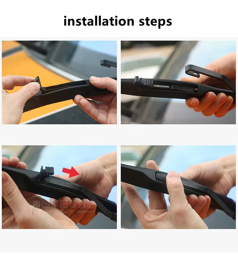 Щетка стеклоочистителя для лобового стекла автомобиля резиновые дождевые