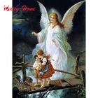 Картина из квадратныхкруглых страз 5d, алмазная вышивка Ангел для творчества, портрет, мозаика из перьев, картины, домашний декор