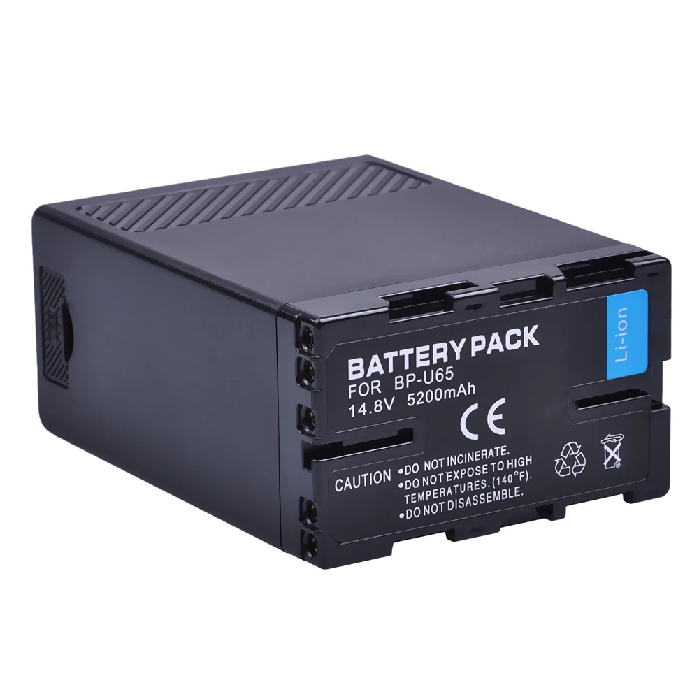 Аккумулятор 5200 мА · ч BP-U65 BP-U90 с USB и портами D-TAP для Sony BP U65 PMW EX1 EX1R EX3 F3 F3K F3L |