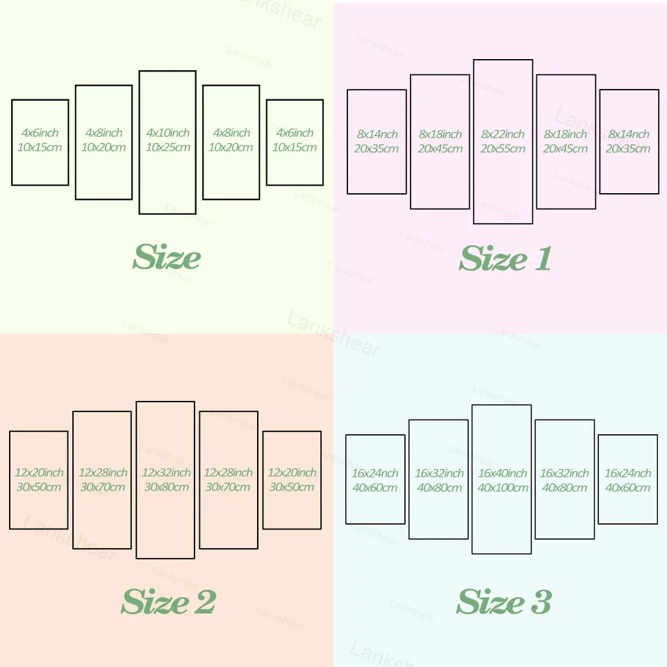 Настенные художественные картины домашний декор Hd печать в гостиной 5 шт. солнце