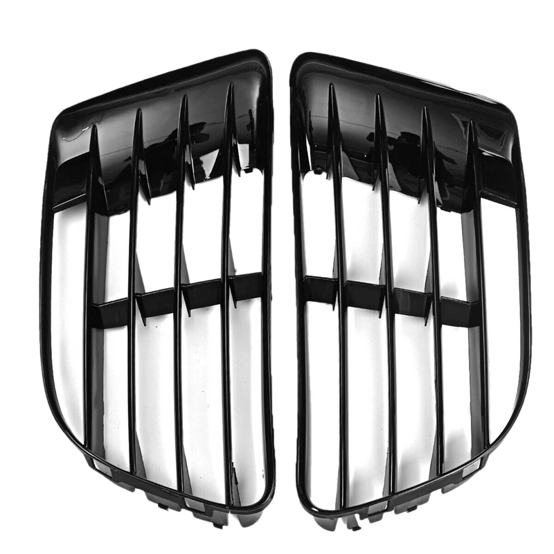 

Car Glossy Black Car Front Fog Light Grille Lower Bumper Grill Cover Trim for Golf MK6 R 2009-2013 5K0853665E 5K0853666E