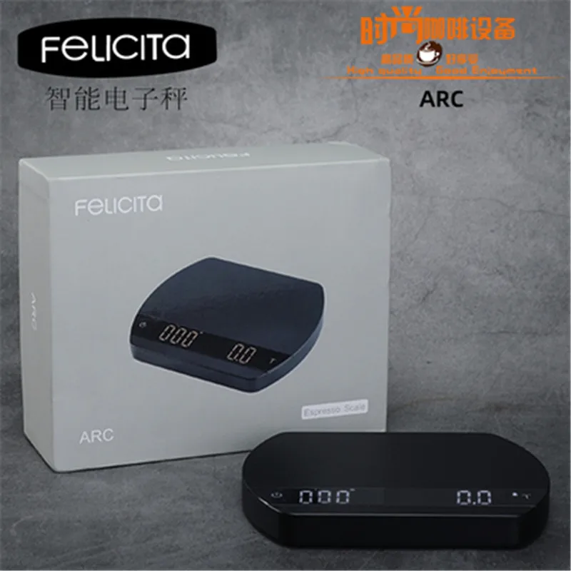 Felicita Arc Coffee Scale With Bluetooth USB Smart Electronic Hand Punch Drip Timer Waterproof Kitchen Scales | Дом и сад