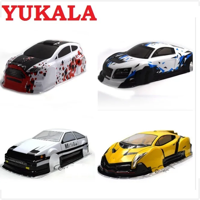 YUKALA 1/10 rc автозапчасти корпус автомобильные аксессуары для 1:10 автомобиля 190 мм