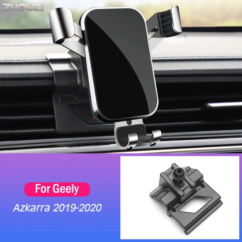 

Car Mobile Phone Holder For Geely Azkarra 2019 2020 Special Air Vent Mounts GPS Stand Gravity Navigation Bracket Car Accessories