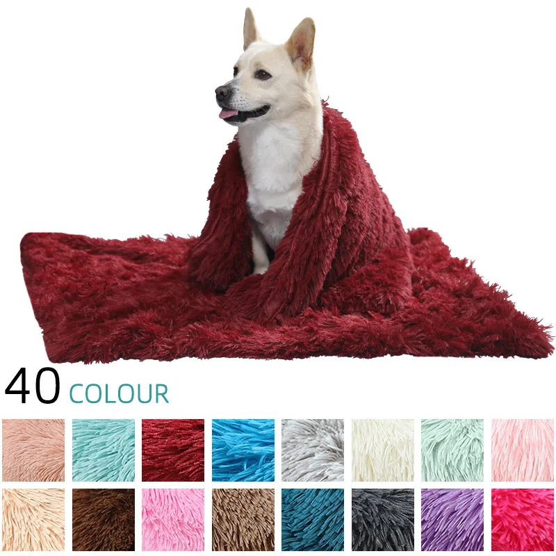 

Pet Blanket Winter Keep Warm Sleeping Puppy Warm Cat and Dog Cover Blanket Kennel Mat Pet Bedding Cross-border Plush Pet Blanket
