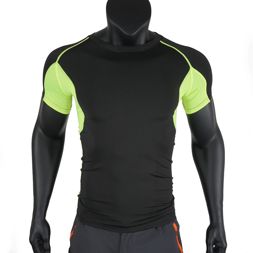 

Men Compression T Shirt Gym Fitness Running Shirt Bodybuilding Sport Base Layer Training Cycling Thermal Underwear 2493
