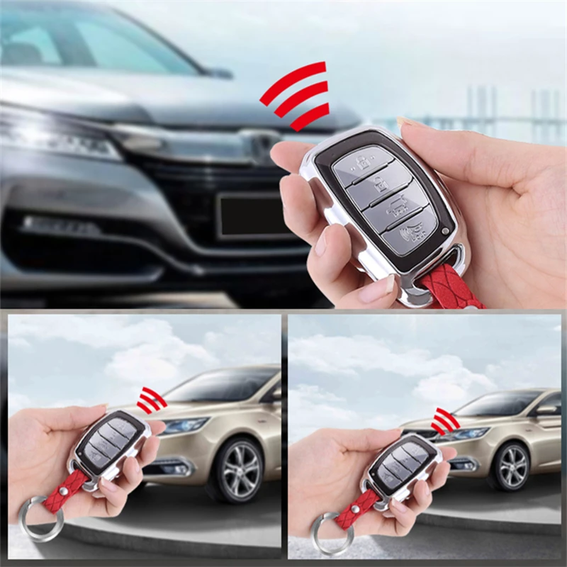 Чехол для автомобильного ключа чехол флип мех Hyundai Verna Sonata Tucson Fe TM 20 Solaris Azera greati30 i35