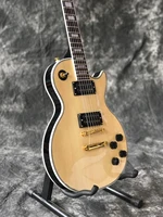 new top quality natural wood color electric guitarcustom guitarra rosewood fingerboard gitaar
