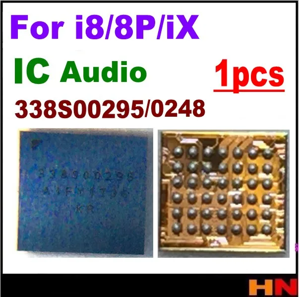 1 шт. для iphone 8 8P X Аудио ic Оптовая торговля маленький большой аудио кодек IC Chip 338S00295