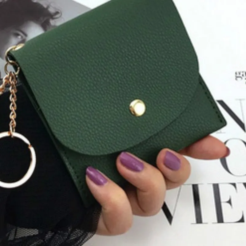 Модный женский кошелек короткие кожаные мини-кошельки женские повседневные