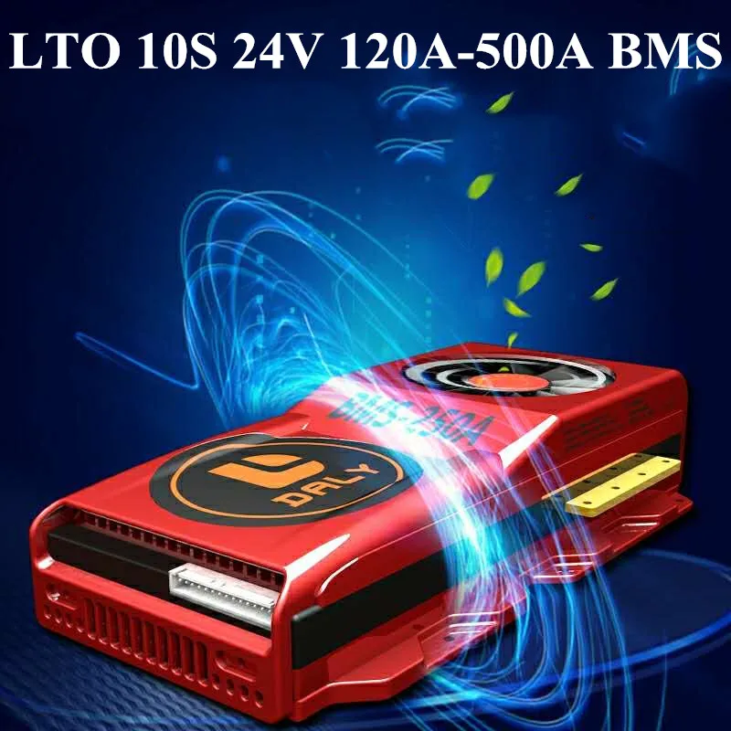 Защитная плата литий-ионной батареи 10S 24V 120A 150A 200A 250A 300A 400A 500A LTO BMS, общий порт с балансом