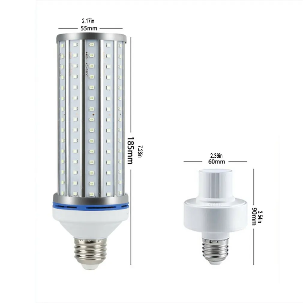 

60W UV Germicidal Lamp Embedded LED UVC Bulb Outdoor courtyard Home Disinfection Light Corn Micro ozone disinfection