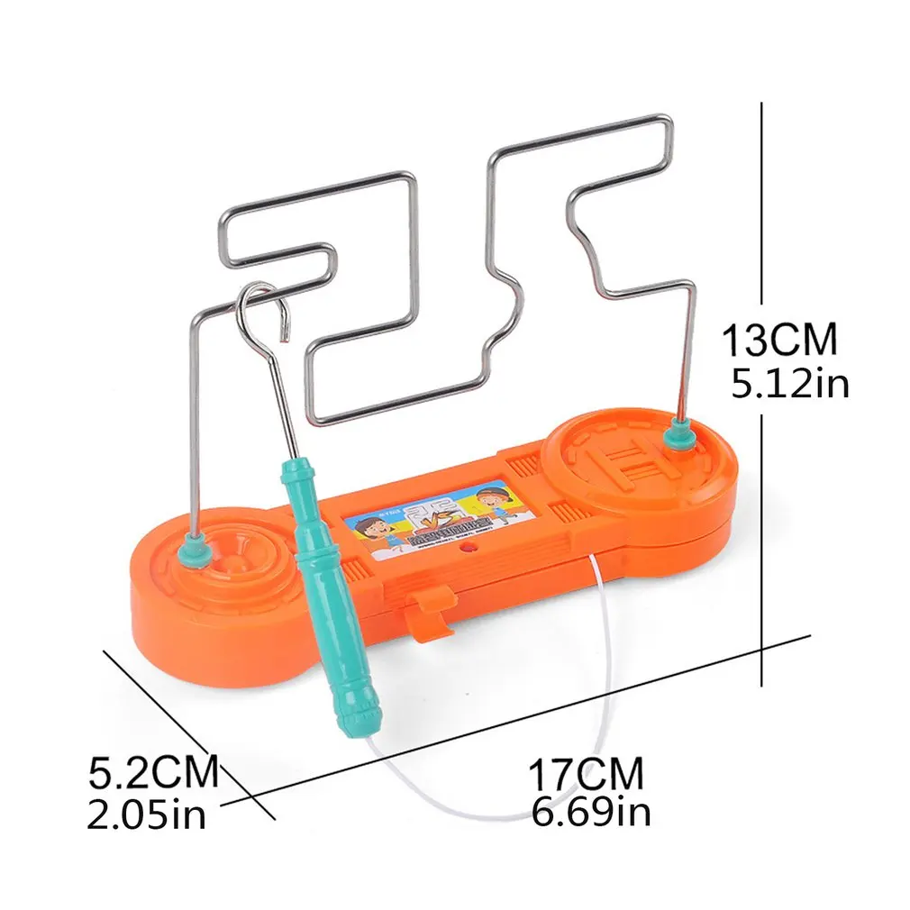 

Kids Collision Electric Shock Toy Education Electric Touch Maze Game Party Funny Game Science Experiment Toys for Children Gift