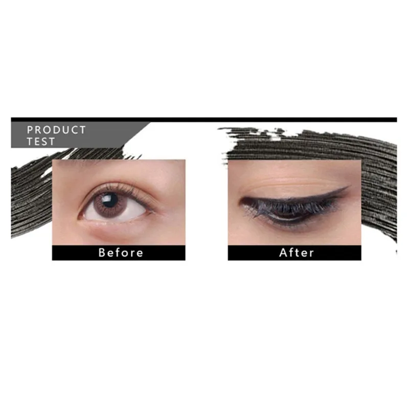 Набор черных кистей для туши ресниц интенсивной длины портативная кисть и бровей