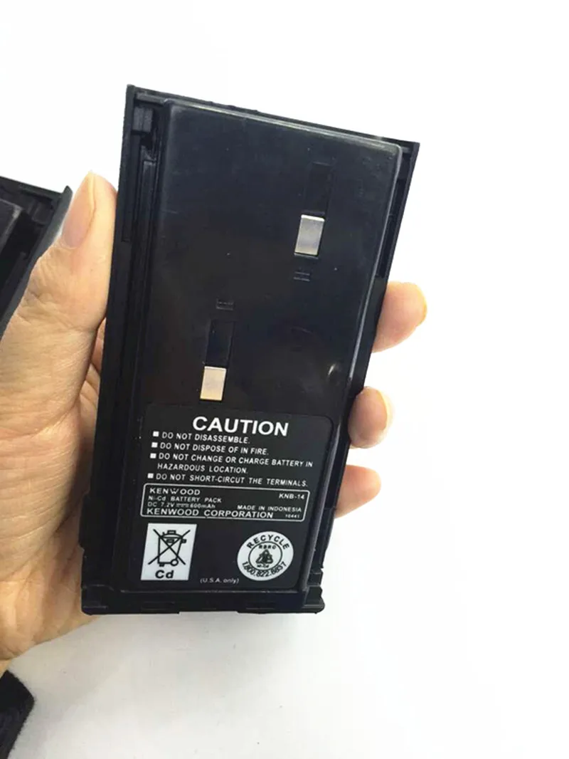 

OPPXUN Batterij case box 6xAA voor Kenwood TK3107, TK2107, TK378, TK278, TK378G, TK278G etc walkie talkie vervangen van KNB-14