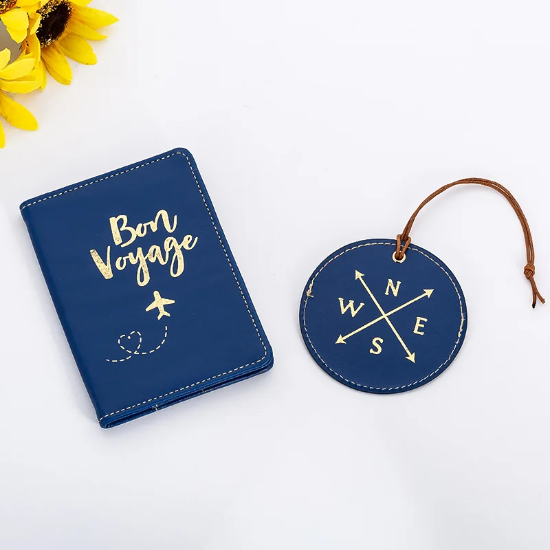 Обложка для паспорта с биркой багажа набор женских аксессуаров путешествий