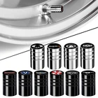 Клапан клапана автомобильной шины 4 шт., металлическая круглая черно-белая крышка клапана для Lexus Is 220d Nx300h Ct200h Is250 Is300h 2021, автомобильные аксессуары