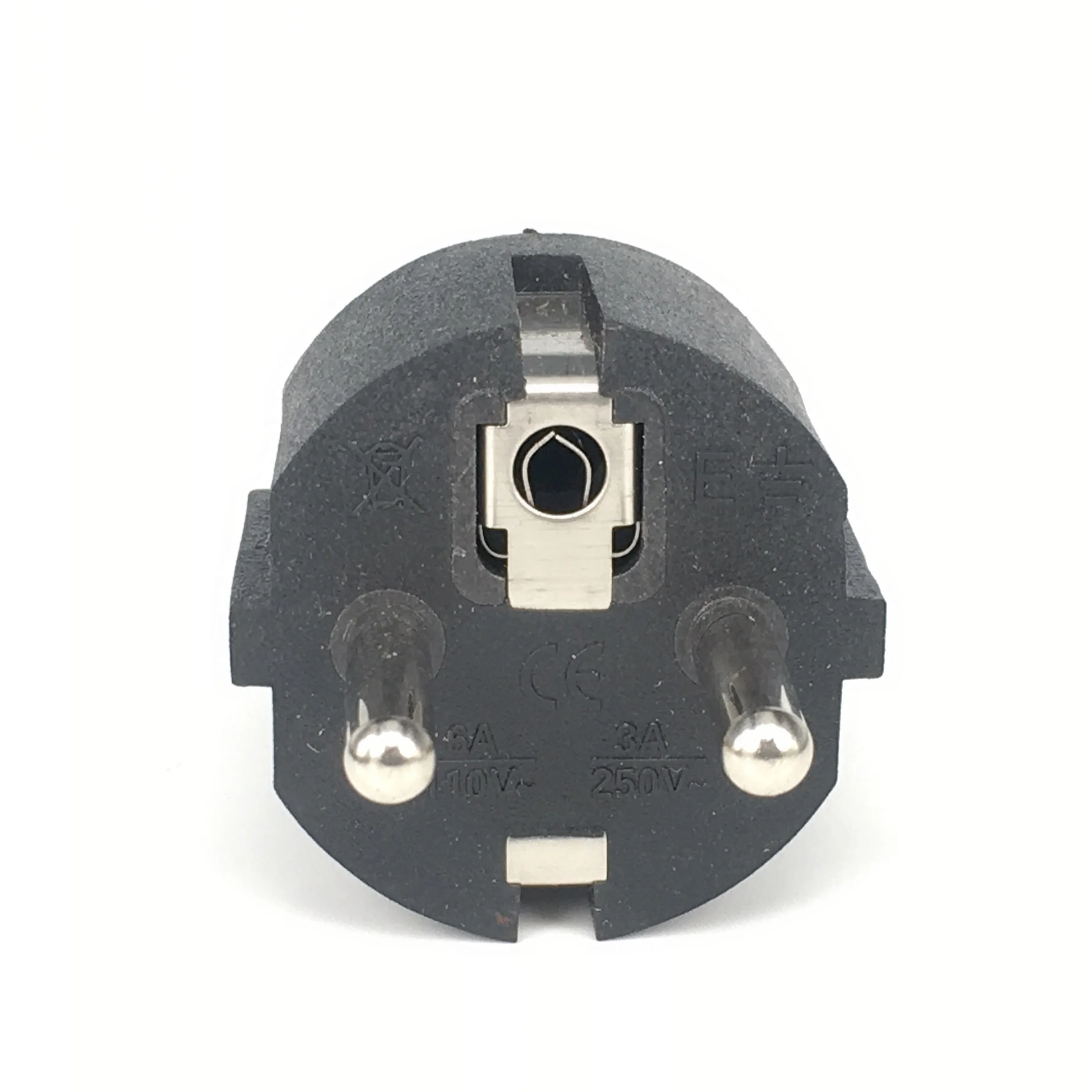 Европейский переходник CEE7/7 Schuko с 2 круглыми штырьками на IEC320 C5 для розетки