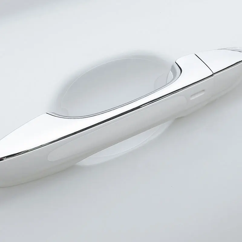 

8 Pce Car Styling nti-scratch protective film car handle door bowl sticker Auto Accessories For Lada BMW VW Toyota Suzuki Opel