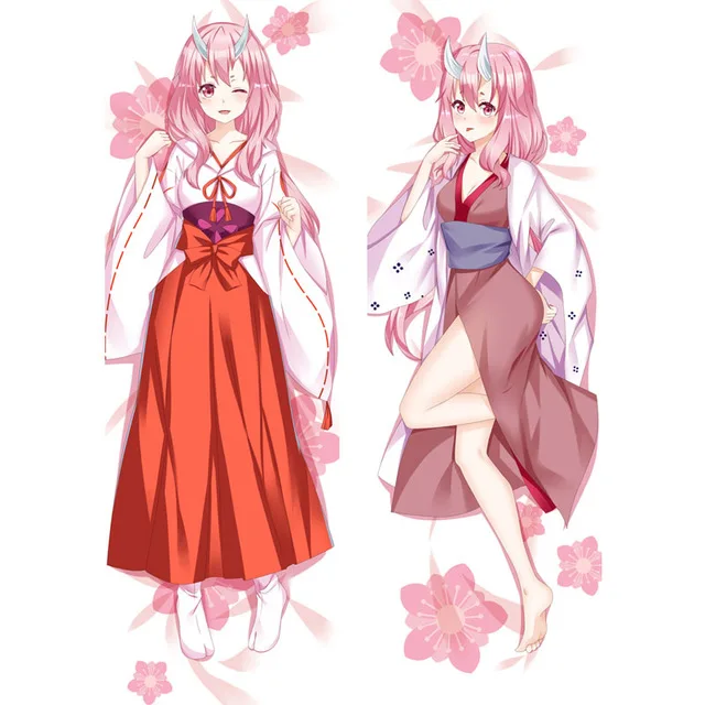 

Anime That Time I Got Reincarnated as a Slimes Pillow Cover Hugging Body Pillowcase Shuna Dakimakura BL Otaku Pillow Case Gift