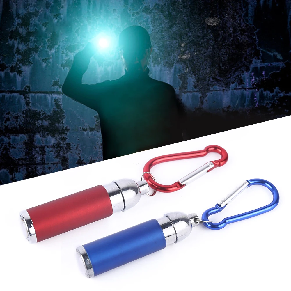 

Waterproof Aluminum Alloy LED Torch Mini Exquisitely Detailed Finger Sized Keychain Flashlight