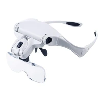 new design tattoo lamps led headband loupe magnifier glass microblading accesories for permanent makeup