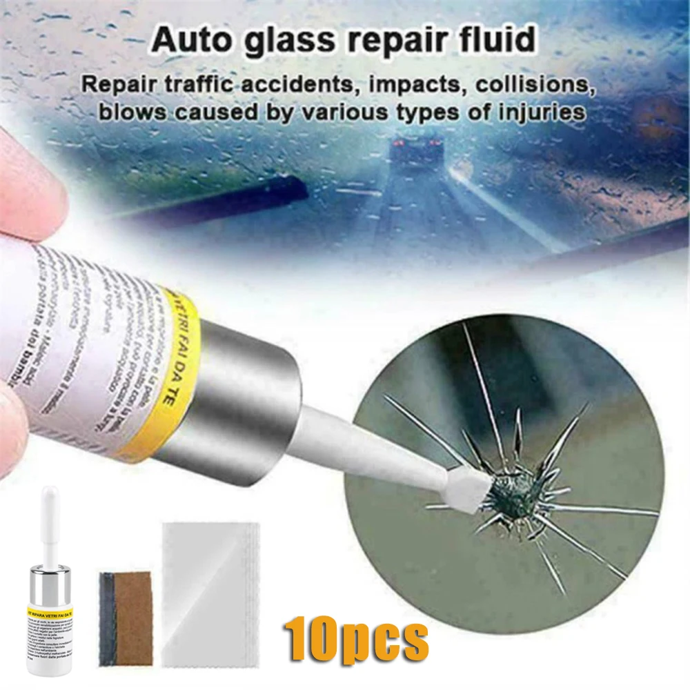 

For Chips Cracks Scratches Windshields Repair Kits For repairing small damages Window glasses