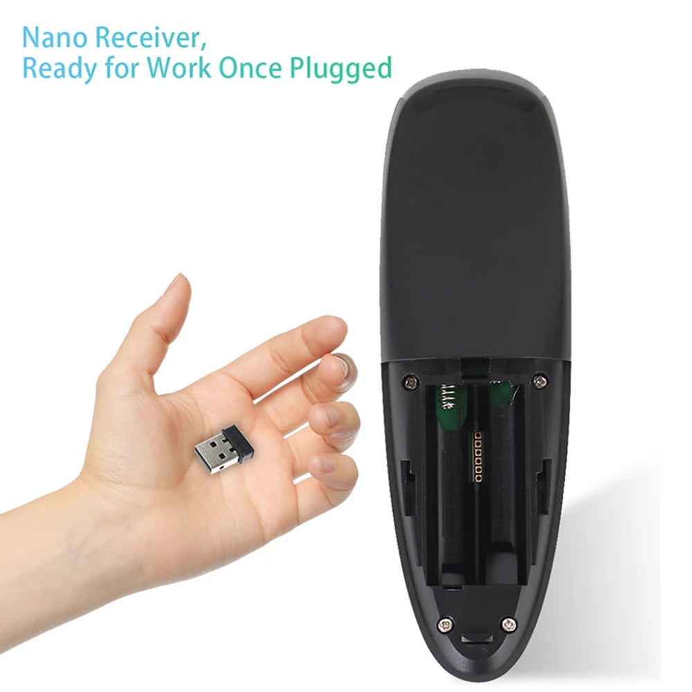Backlit Air Mouse Smart Voice Remote Control G10S Pro Wireless Gyro Sensing IR Learning | Электроника