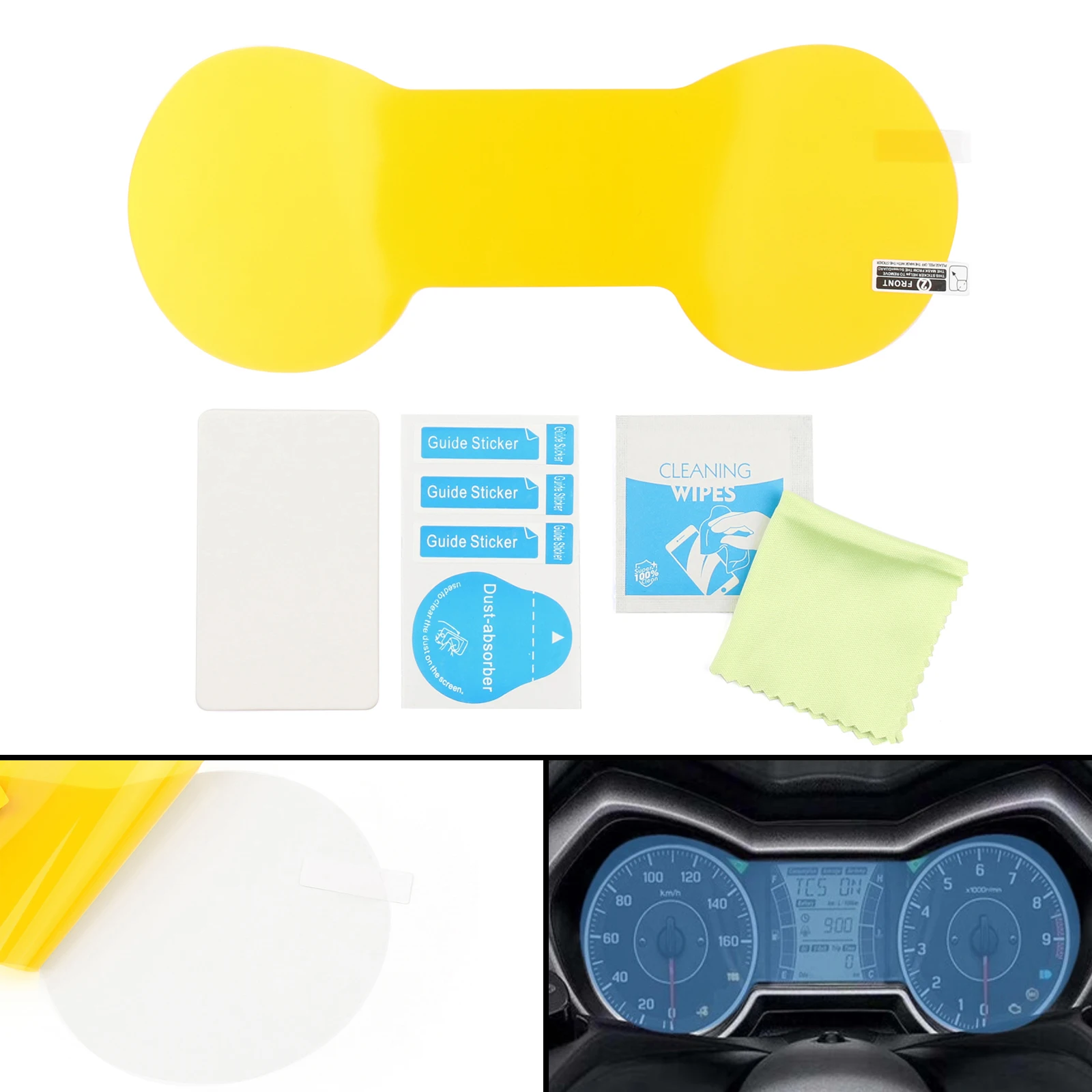 Artudatech For Yamaha Xmax X Max 300 Cluster Scratch Protection Film/Scratch Screen Protector XMAX300 Accessories