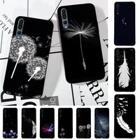 dandelion feather phone case for huawei p30 40 20 10 8 9 lite pro plus psmart2019