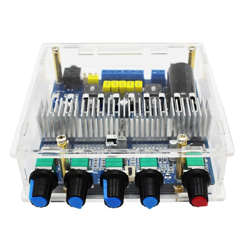 

Tpa3116 Bluetooth 5.0 High Power 2.1 Subwoofer Digital Power Amplifier Board 12-24V Fever Finished Board with Shell
