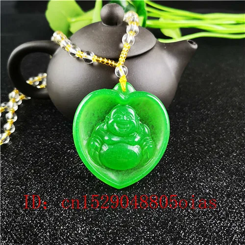 Природный изумруд Майтрейя зеленый нефрит ожерелье из бисера очаровательные