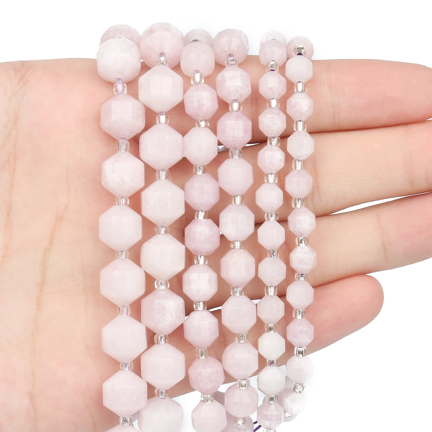 

Бусины из искусственного фиолетового камня, 6/8/10 мм