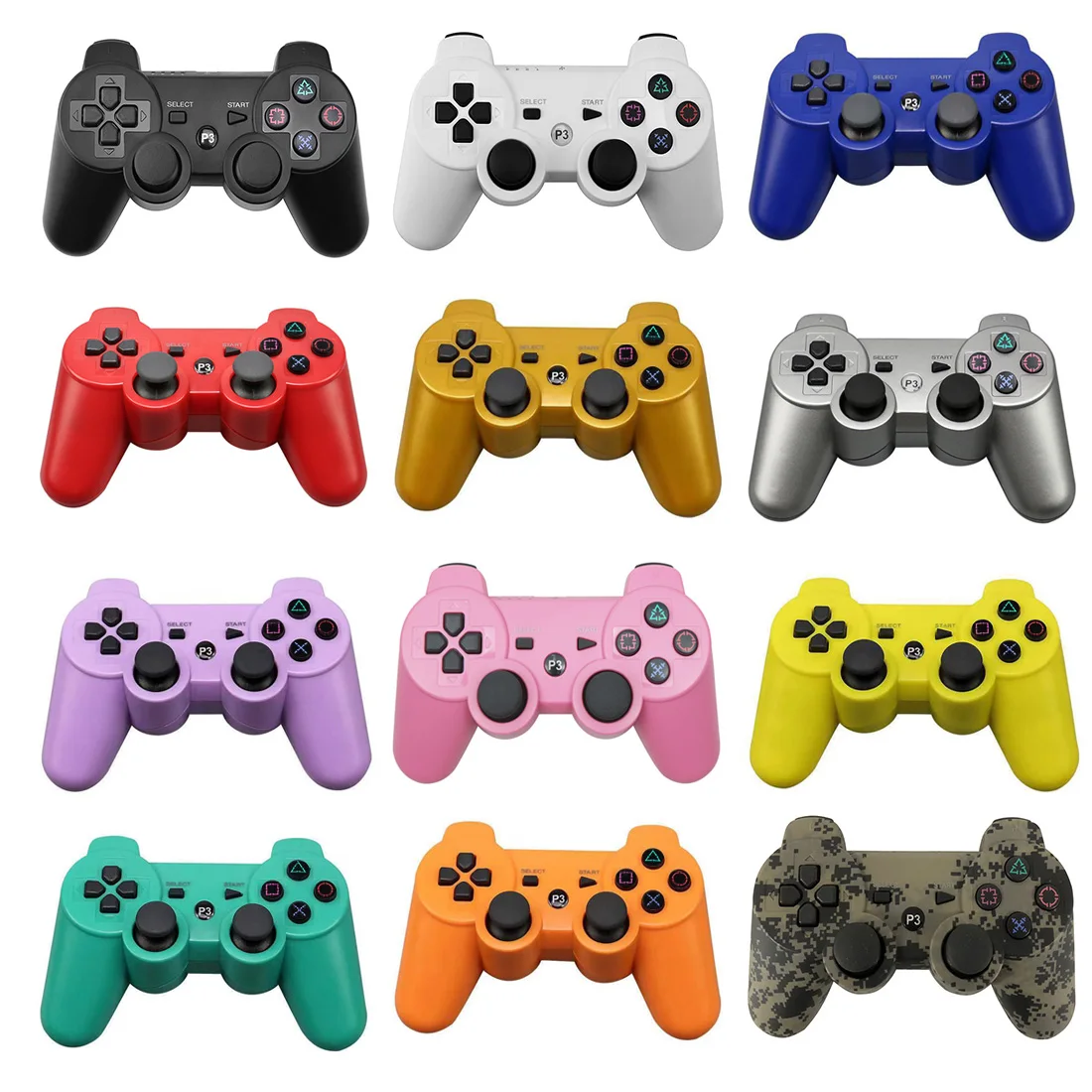 Беспроводной Bluetooth геймпад PS3 джойстик для SONY ПК контроллер Playstation 3 аксессуары