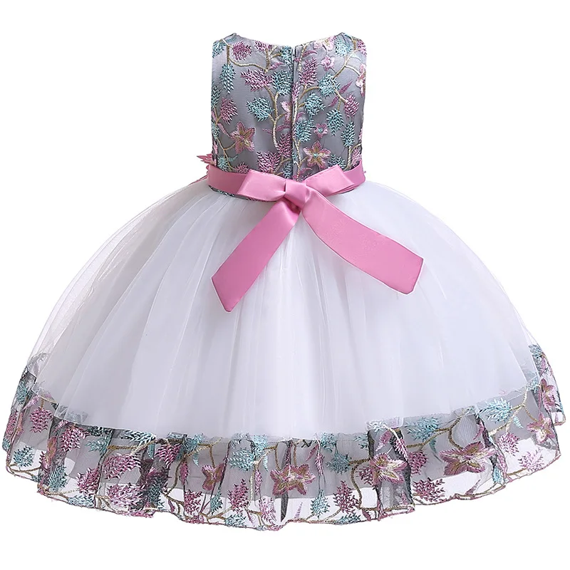 

Flower Girls 2020 Dress Elegant Princess Dress Kids Dresses For Girl Clothes Children Dresses Wedding Party 3-7 Years Vestidos
