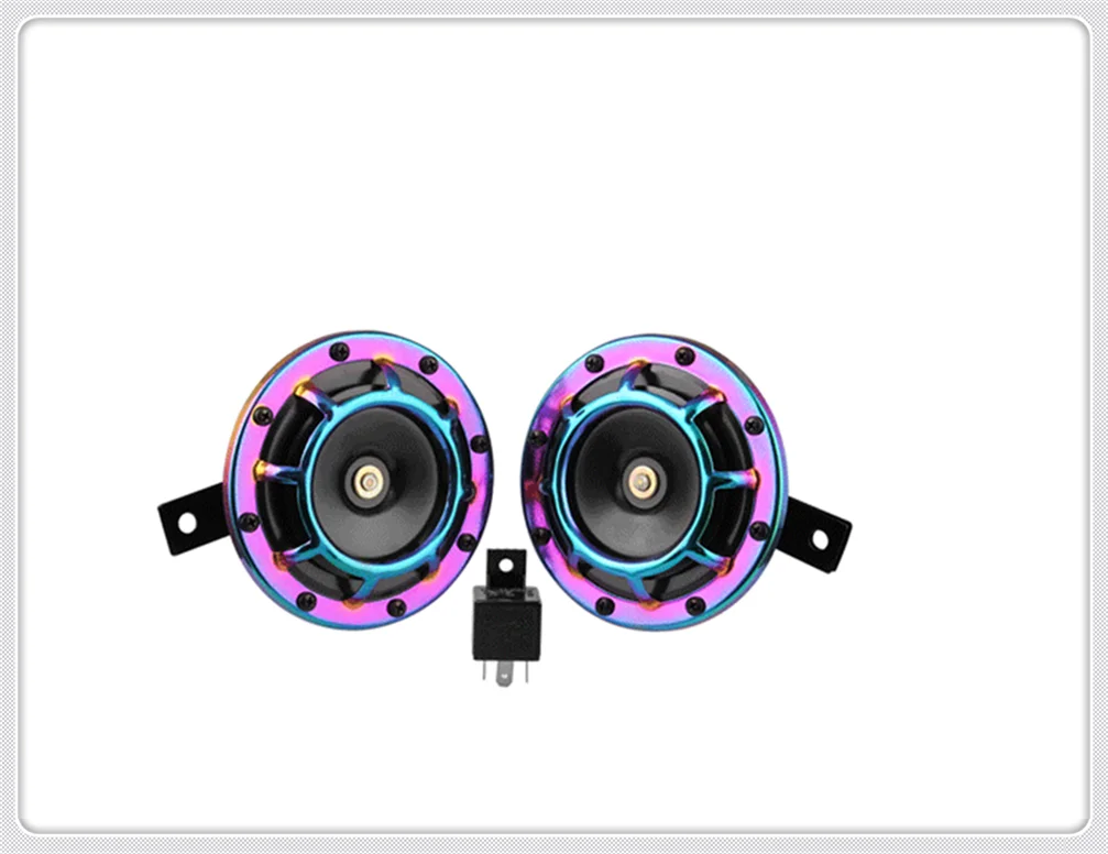 2шт 12В Автомобильный мотоцикл аудио комплект супер Громкая Мощная ударная волна