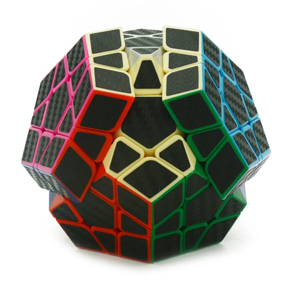 Lefun 3x3 Megaminx скоростной магический куб наклейка из углеродного волокна кубик